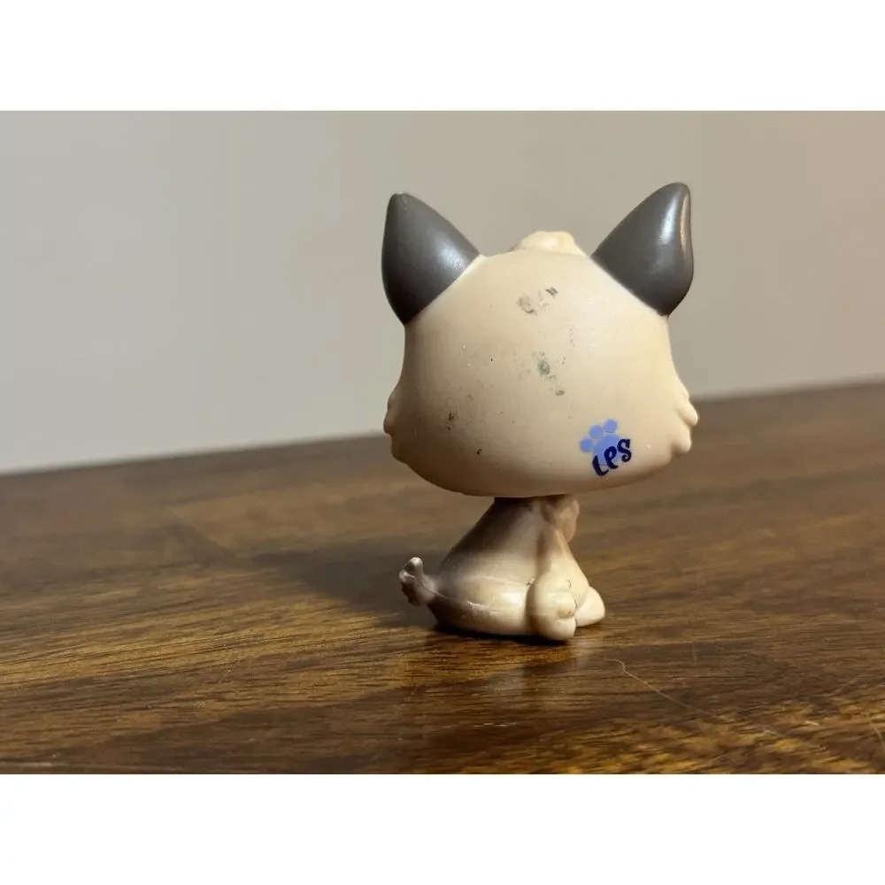 Littlest Pet Shop #1800 German Shepherd Dog Puppy Brown Purple Eyes